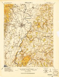 Ijamsville 1908 topographic map thumbnail