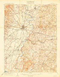 Ijamsville 1909 topographic map thumbnail