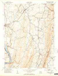 Keedysville 1953 topographic map thumbnail