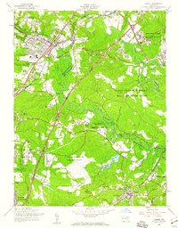 Laurel 1957 topographic map preview