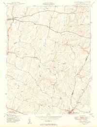 Libertytown 1950 topographic map thumbnail