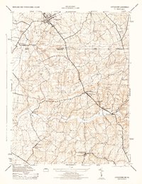 Littlestown 1944 topographic map thumbnail