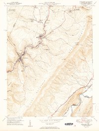 Lonaconing 1951 topographic map preview