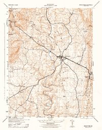 Middletown 1944 topographic map thumbnail