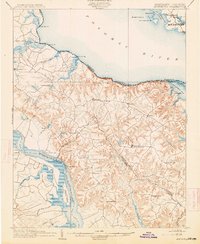 Montross 1892 topographic map thumbnail