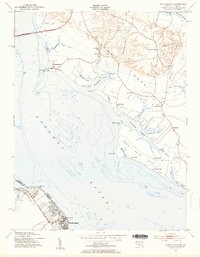 Morgantown 1953 topographic map thumbnail