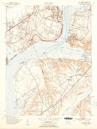 Mt. Vernon 1951 topographic map thumbnail