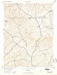 Norrisville 1953 topographic map thumbnail