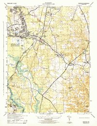 Odenton 1944 topographic map thumbnail