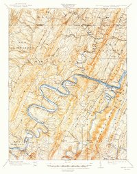 Paw Paw 1900 topographic map thumbnail