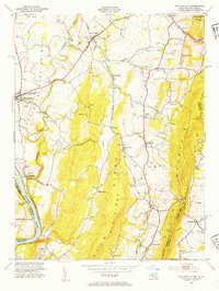Keedysville 1953 topographic map thumbnail