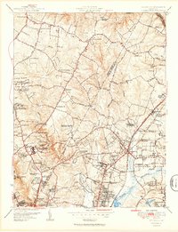 Beltsville 1951 topographic map thumbnail