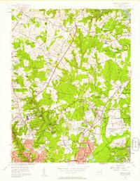 Beltsville 1956 topographic map thumbnail