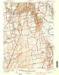 Hartford South 1944 topographic map thumbnail