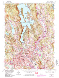 Danbury 1963 topographic map thumbnail