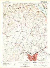 Aberdeen 1953 topographic map thumbnail