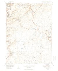 Wilkes-Barre East 1950 topographic map thumbnail