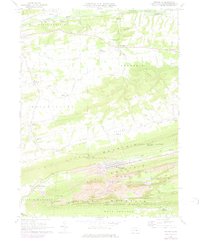 Trevorton 1969 topographic map thumbnail
