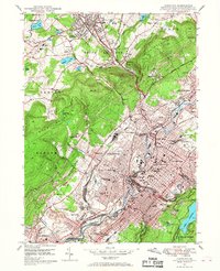 Scranton 1947 topographic map thumbnail