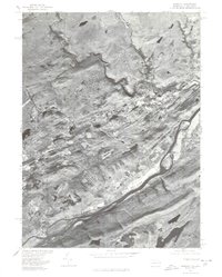 Bushkill 1976 topographic map thumbnail
