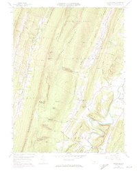 Butler Knob 1959 topographic map thumbnail