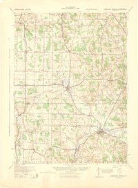 Cambridge Springs 1943 topographic map thumbnail