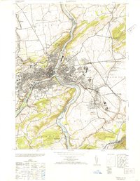 Easton 1953 topographic map thumbnail