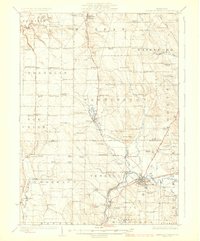 Cambridge Springs 1925 topographic map thumbnail