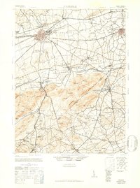 Carlisle 1943 topographic map thumbnail