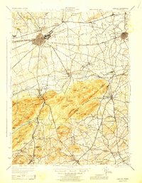 Carlisle 1943 topographic map thumbnail