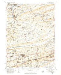 Catawissa 1955 topographic map thumbnail