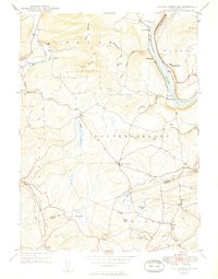 Center Moreland 1949 topographic map thumbnail