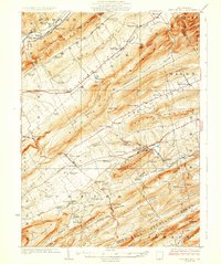 Centre Hall 1929 topographic map thumbnail