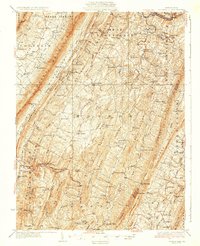 Clearville 1931 topographic map thumbnail