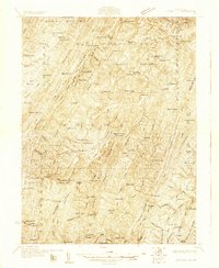 Clearville 1927 topographic map thumbnail