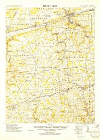 Coatesville 1918 topographic map thumbnail