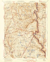 Damascus 1923 topographic map preview