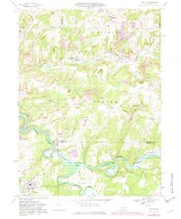 Dayton 1968 topographic map thumbnail