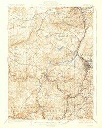 Du Bois 1924 topographic map thumbnail