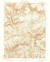 Eagles Mere 1932 topographic map thumbnail