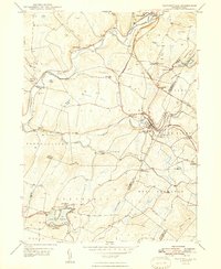 Factoryville 1948 topographic map thumbnail