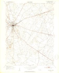 Gettysburg 1951 topographic map thumbnail