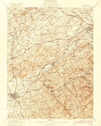 Hanover 1922 topographic map thumbnail