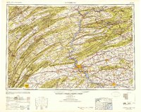 Harrisburg 1950 topographic map thumbnail