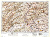 Harrisburg 1961 topographic map thumbnail