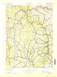 Honesdale 1943 topographic map thumbnail