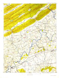 Hummelstown 1924 topographic map thumbnail