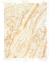 Hyndman 1931 topographic map thumbnail
