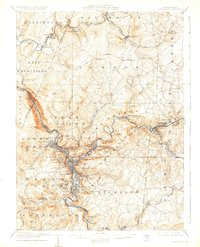 Johnstown 1907 topographic map thumbnail