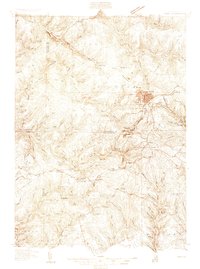 Kane 1934 topographic map thumbnail
